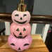 2 Pink pumpkin soap/lotion dispensers