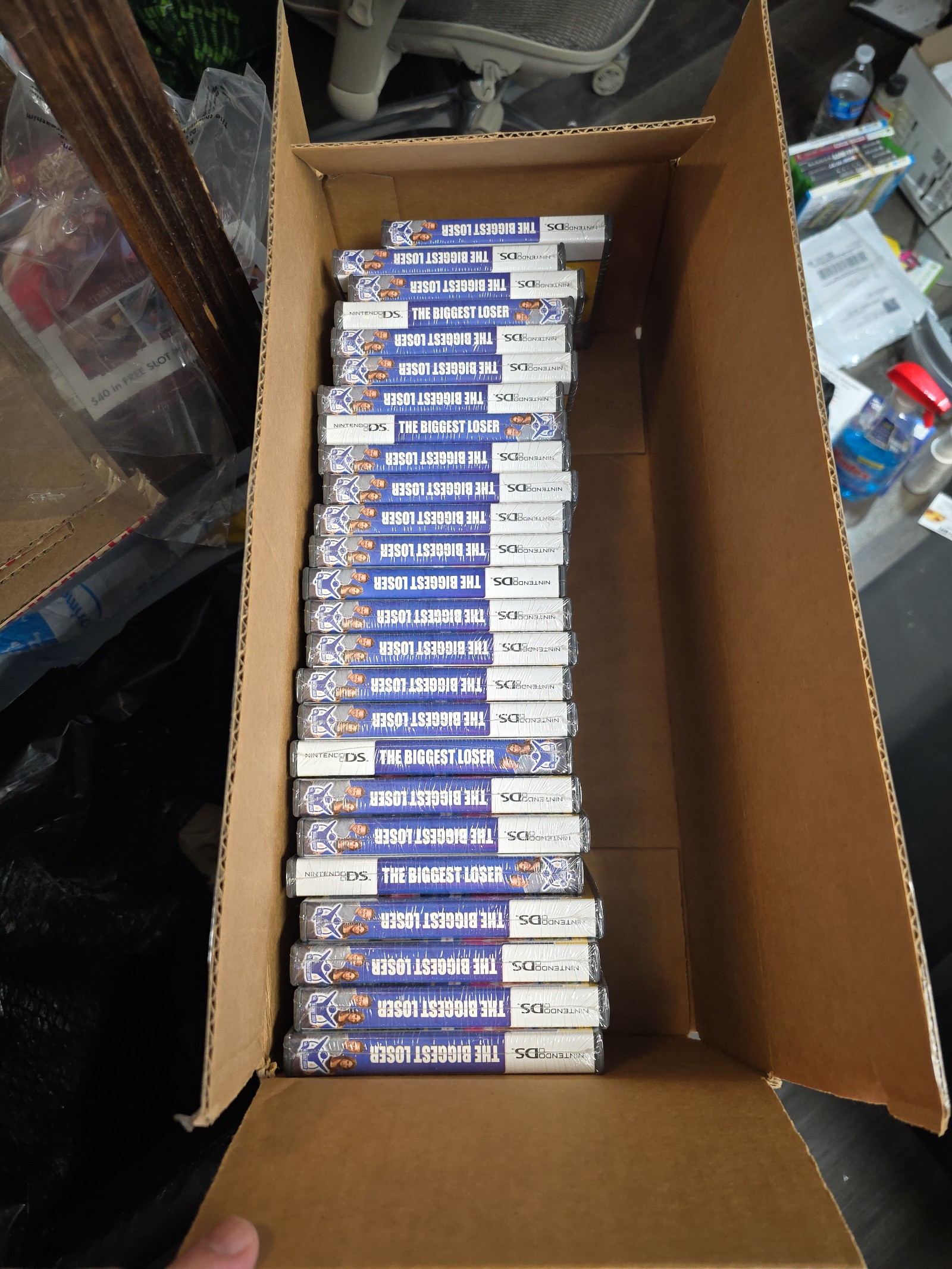 Box of 25 brand new sealed The Biggest Loser Nintendo DS