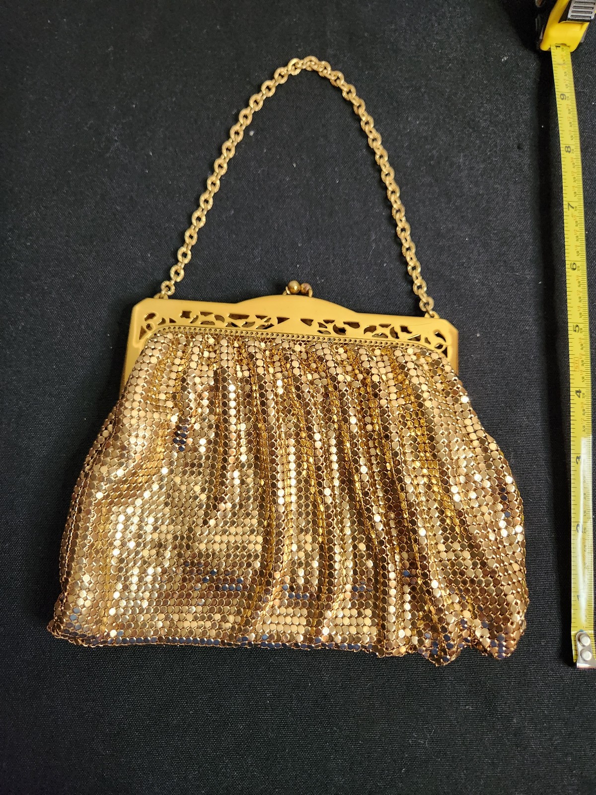 Vintage Golden Mesh Purse