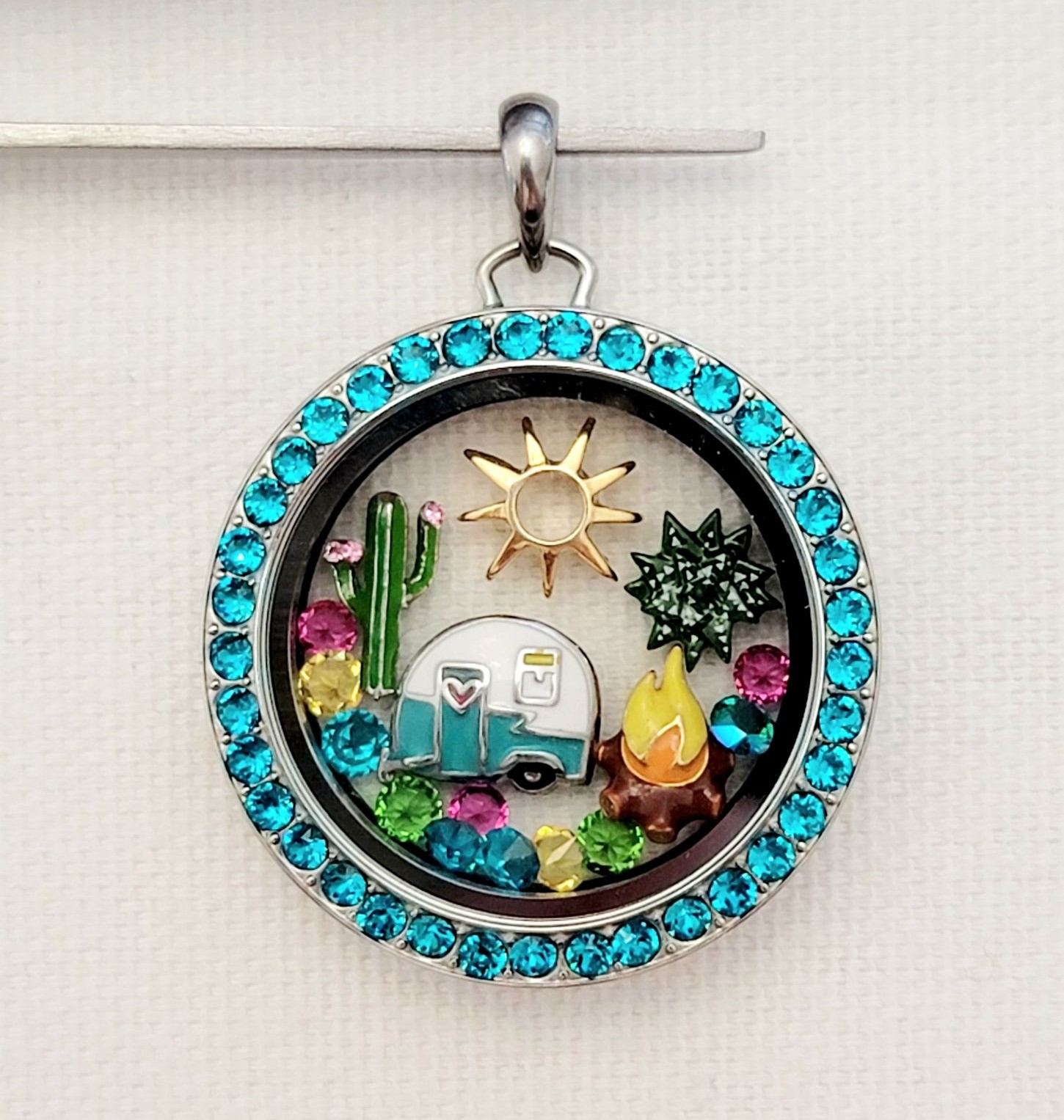 Camping in the Desert Locket