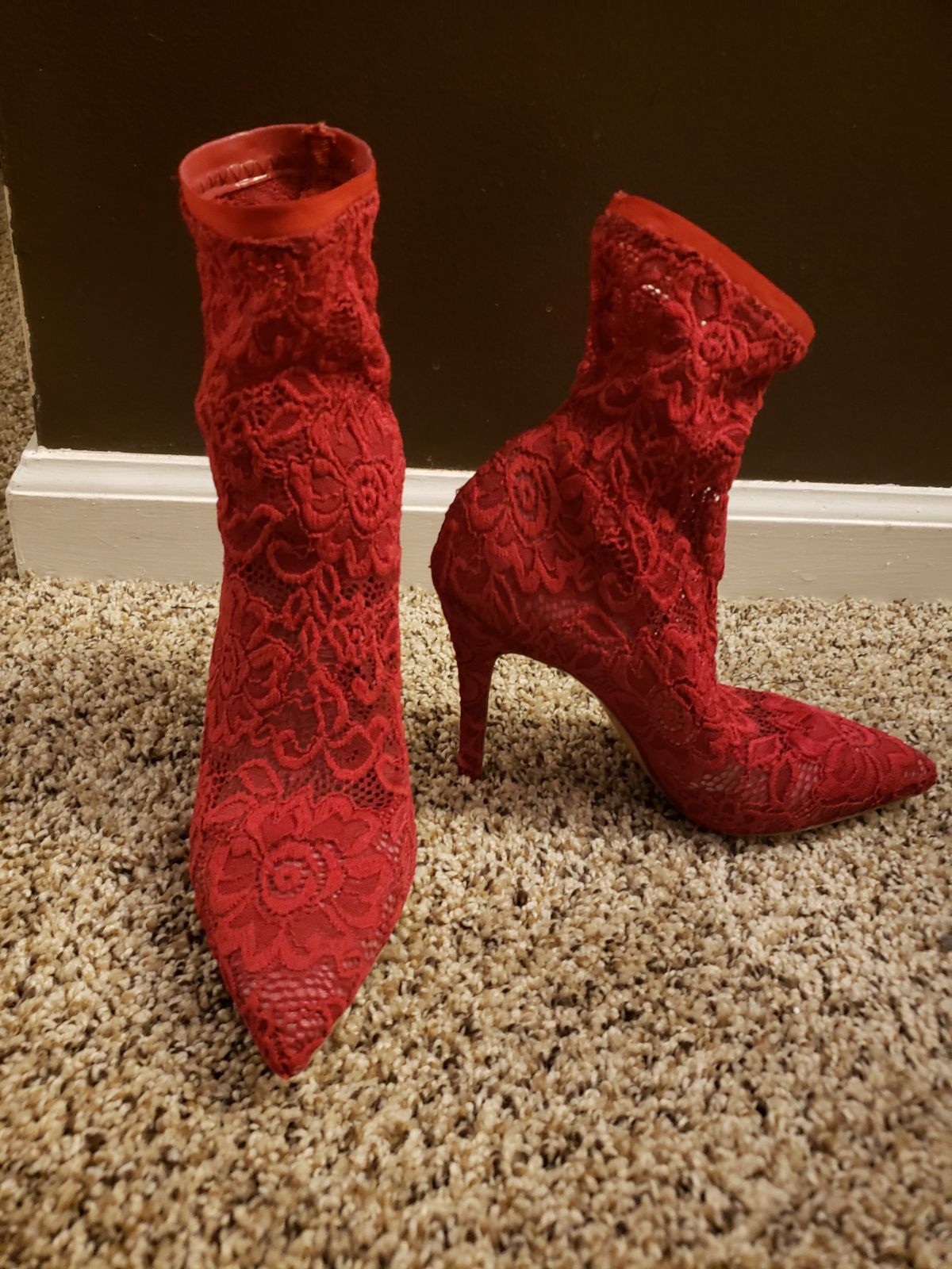 Floral Lace Bootie