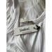 Vitamin A Swimwear tank top midi West Dress white ribbed deep slit small 6 NWT