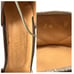 Charles Jourdan Brown Suede Ankle Strap Pumps With Gold Metal Heel, Size 8 1/2