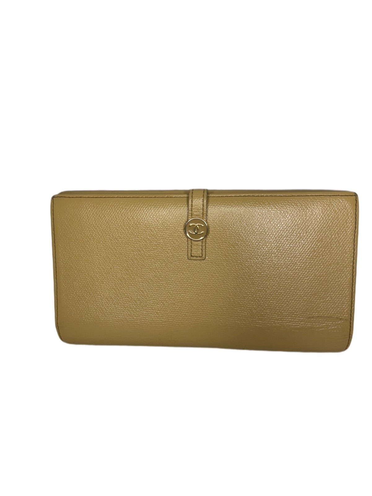 ***Authenticated*** CHANEL Vintage Button Long wallet