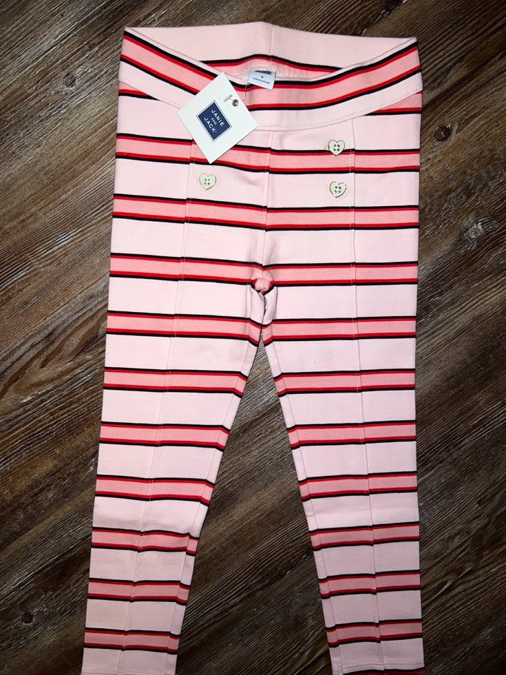 NWT Janie and Jack Valentine’s Day leggings 4