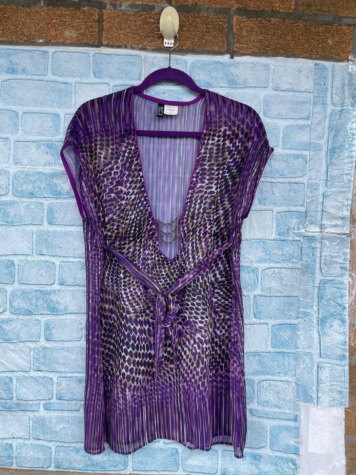 BECCA by Rebecca Virtue sheer swim resort coverup size XS/S