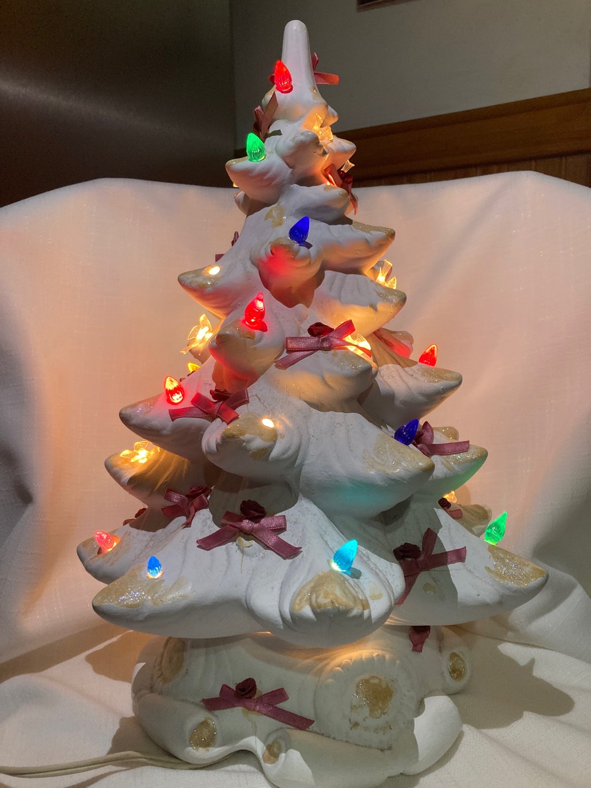 vintage ceramic christmas tree