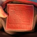 Coach RARE VINTAGE Diplomat Briefcase with Lock Closure And Keys Red Leather .