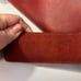 Coach RARE VINTAGE Diplomat Briefcase with Lock Closure And Keys Red Leather .