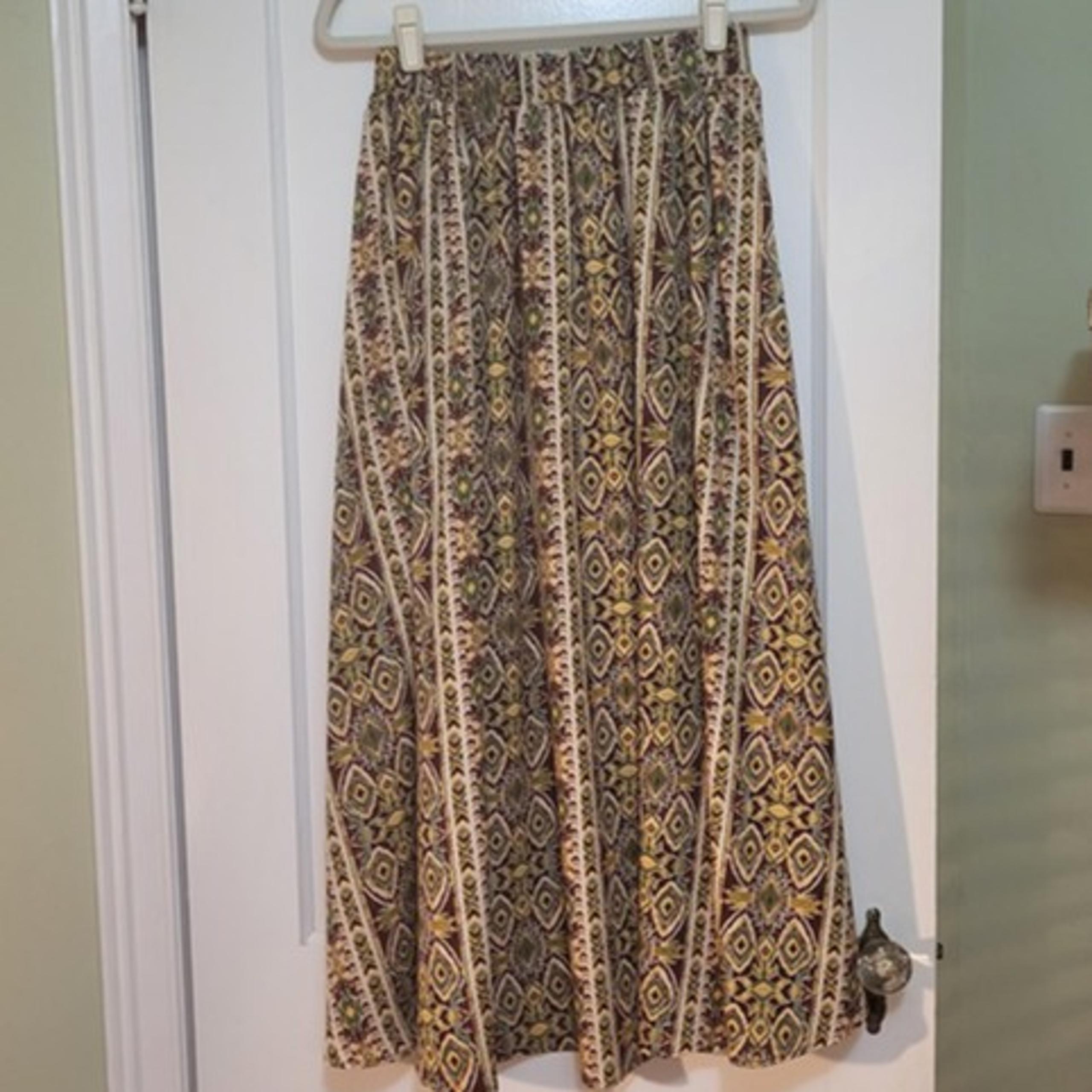 Shein Multicolor A-line Long Skirt (Small)