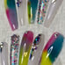 Butterfly Charm Press On Nails