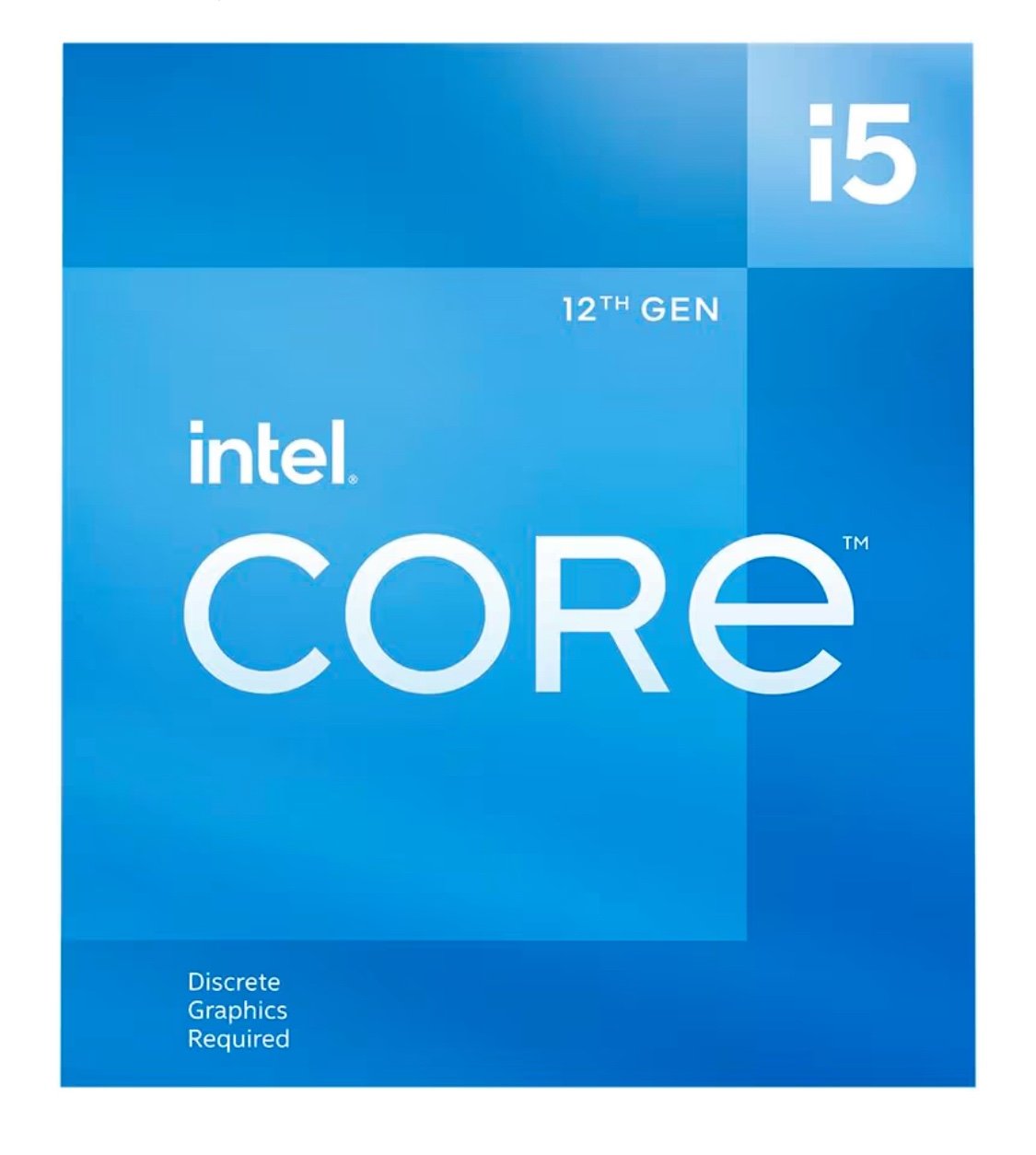 Intel Core i5-12400F Alder Lake CPU LGA 1700.
