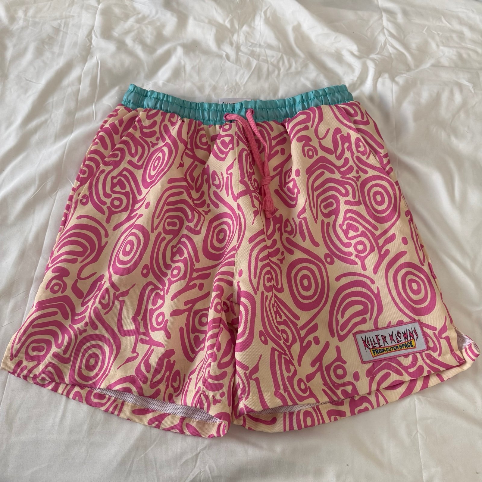 Loot Crate Killer Klowns Chubby Volley Shorts Men’s Size Pink Blue 2XL