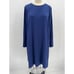 NWT Solbari Long Sleeve T-Shirt Dress Sz XL Navy Blue UPF50+
