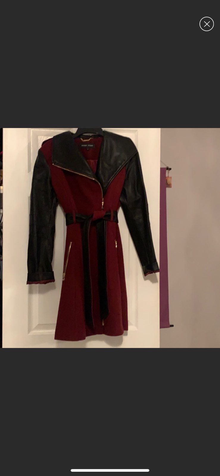 Black rivet jacket size small.