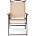 Costway Set of 2 Patio Folding Sling Back Chairs Camping Deck Garden Beach