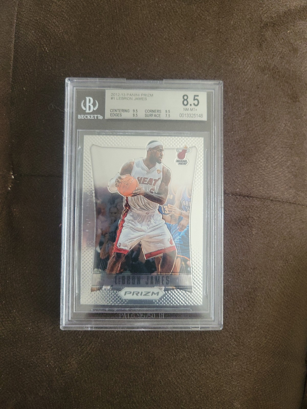 2012 lebron james bgs 8.5