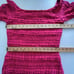 SHO by Tadashi Shoji Crinkle Off The Shoulder Long Sleeve Lace Dress S Pink 248