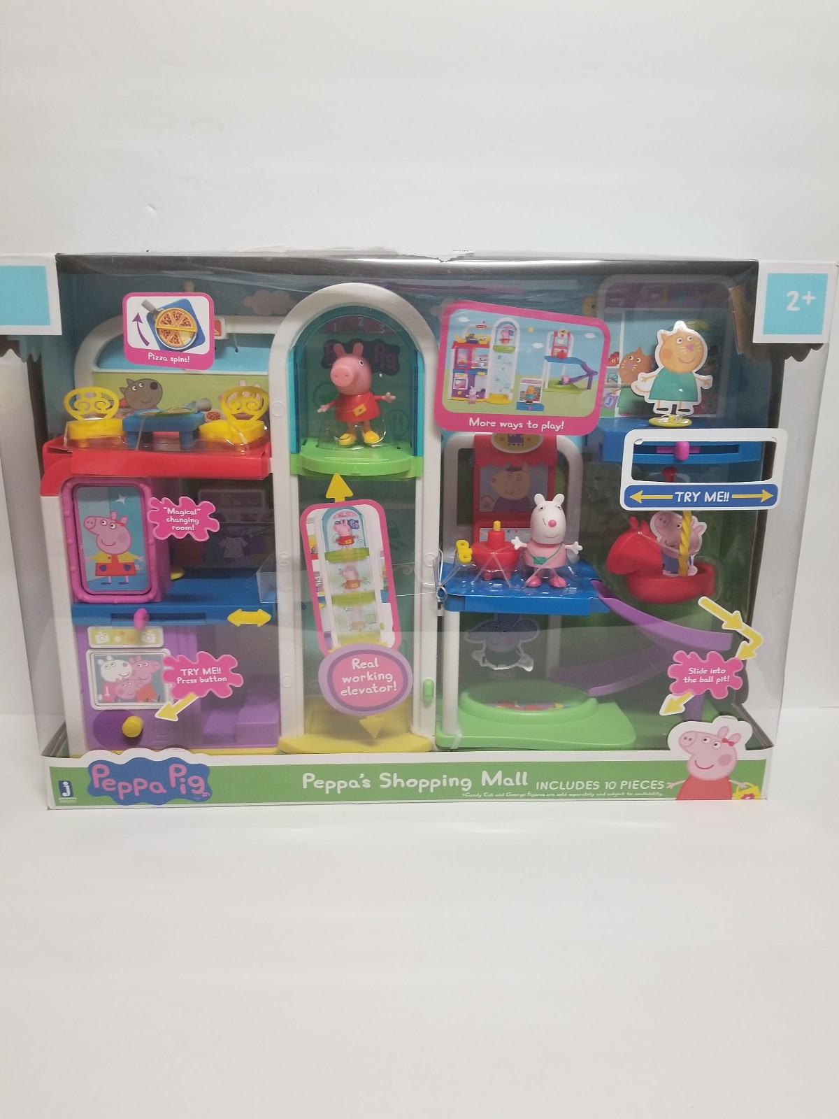 Peppa Pig Peppa's Shopping Mall Center Exclusive Playset Officially Licensed