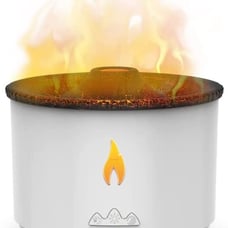 Essential Oil Diffuser with Flame Light, 2 Mist Modes 2 Timer Up to 8H