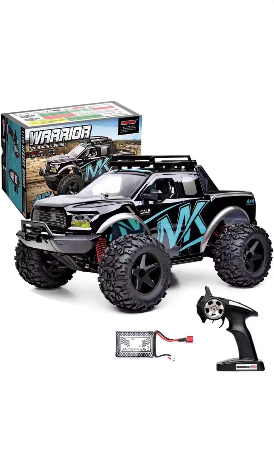 RC Cars 1:10 Scale 45+ kmh High Speed Large Remote Control Car 4x4 Off Road Mons