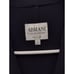 Giorgio Armani Le Collezioni Jacket Black Wool Crepe Size 4 Three-Button Blazer