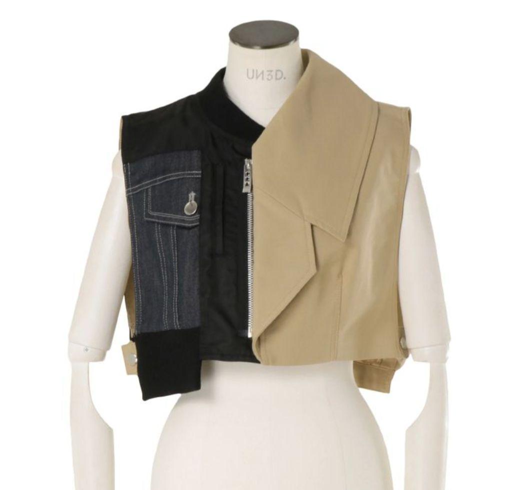 UN3D FABRIC MIX VEST