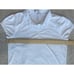 Adidas New Girl's Size Large White Performance PrimeGreen Polo Shirt GQ2451 NWT