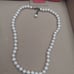 Set of 2 genuine pearl necklaces.