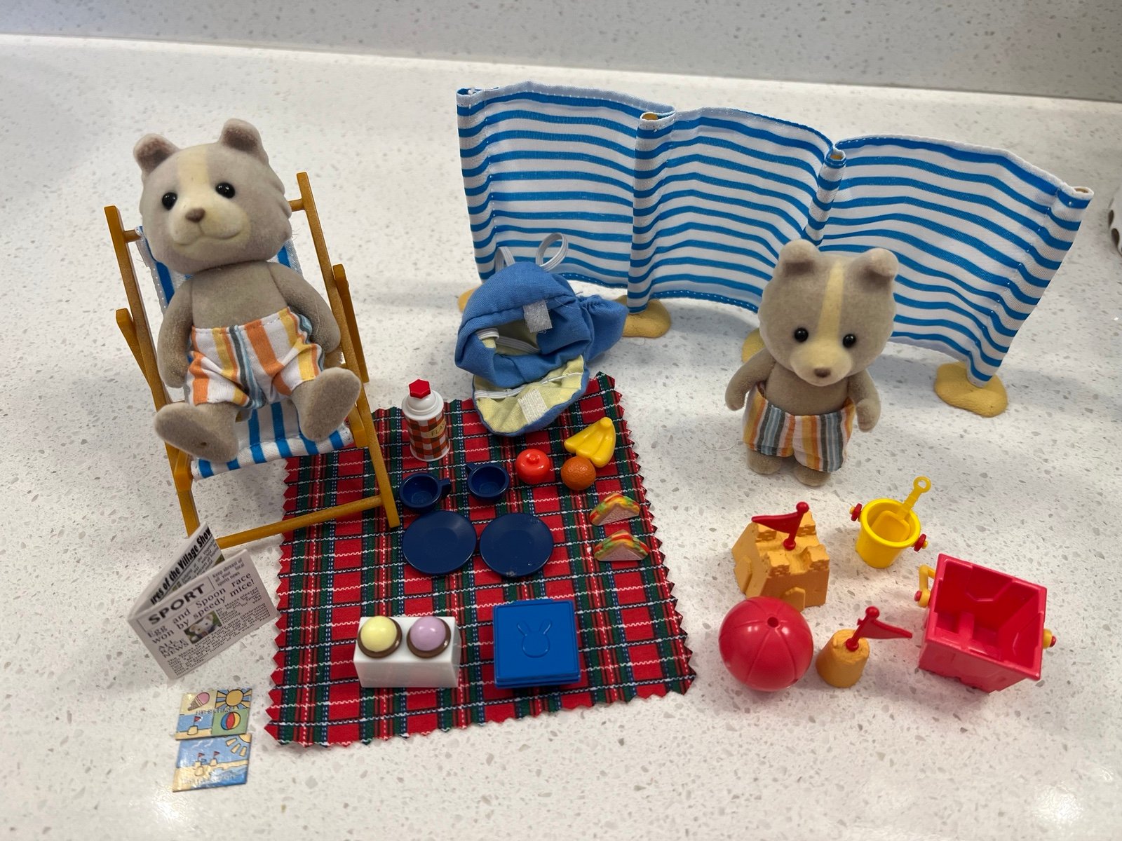 Sylvanian Families Day at the Seaside Set