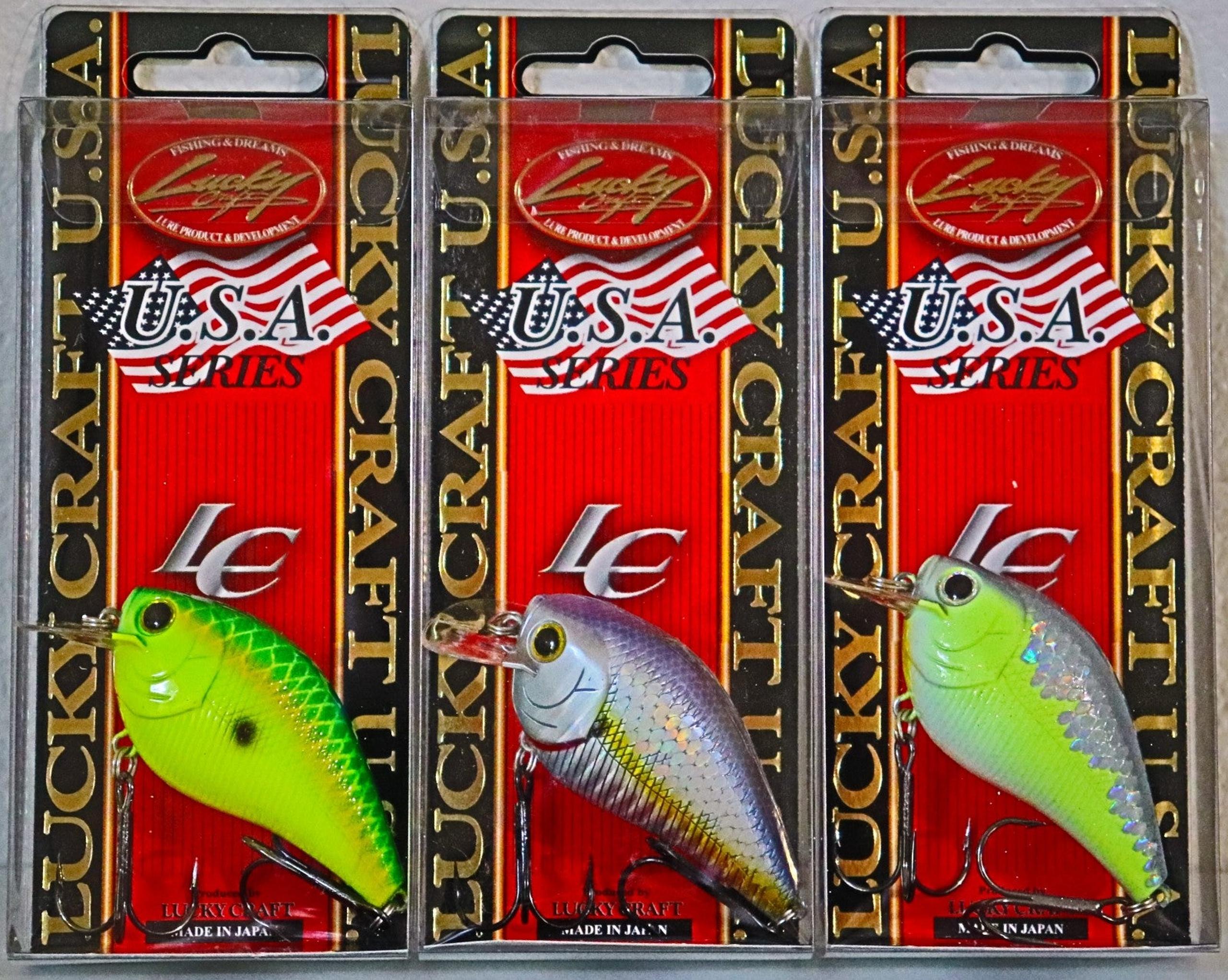 FAT CBBDS2 1/2OZ (LOT OF 3) BASS LURE - Lucky Craft