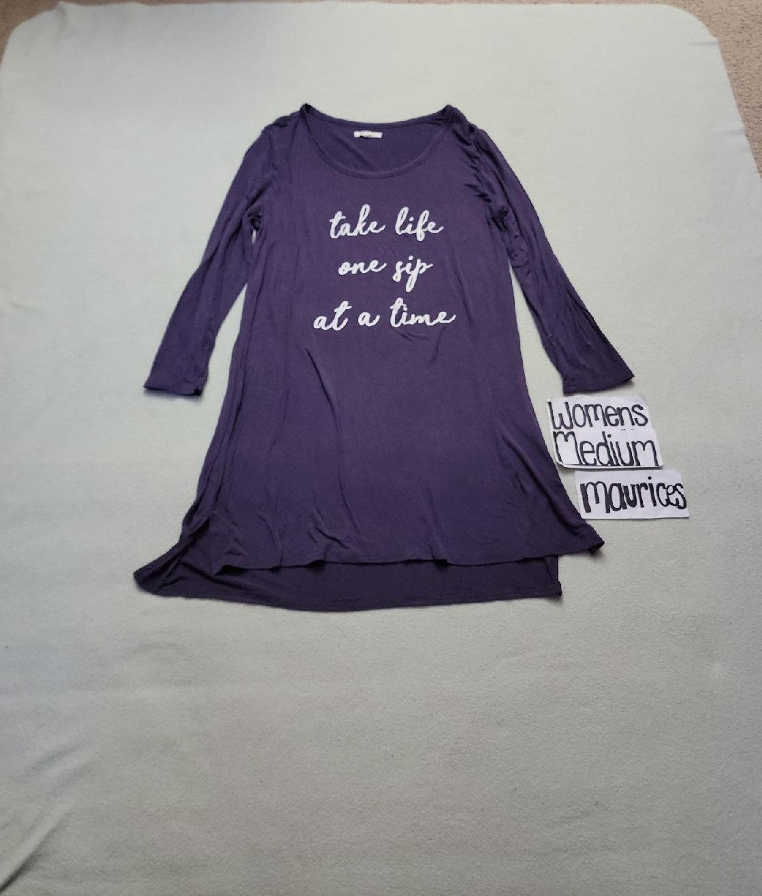 Womens Medium Maurices Nightgown/Long Sleep Shirt