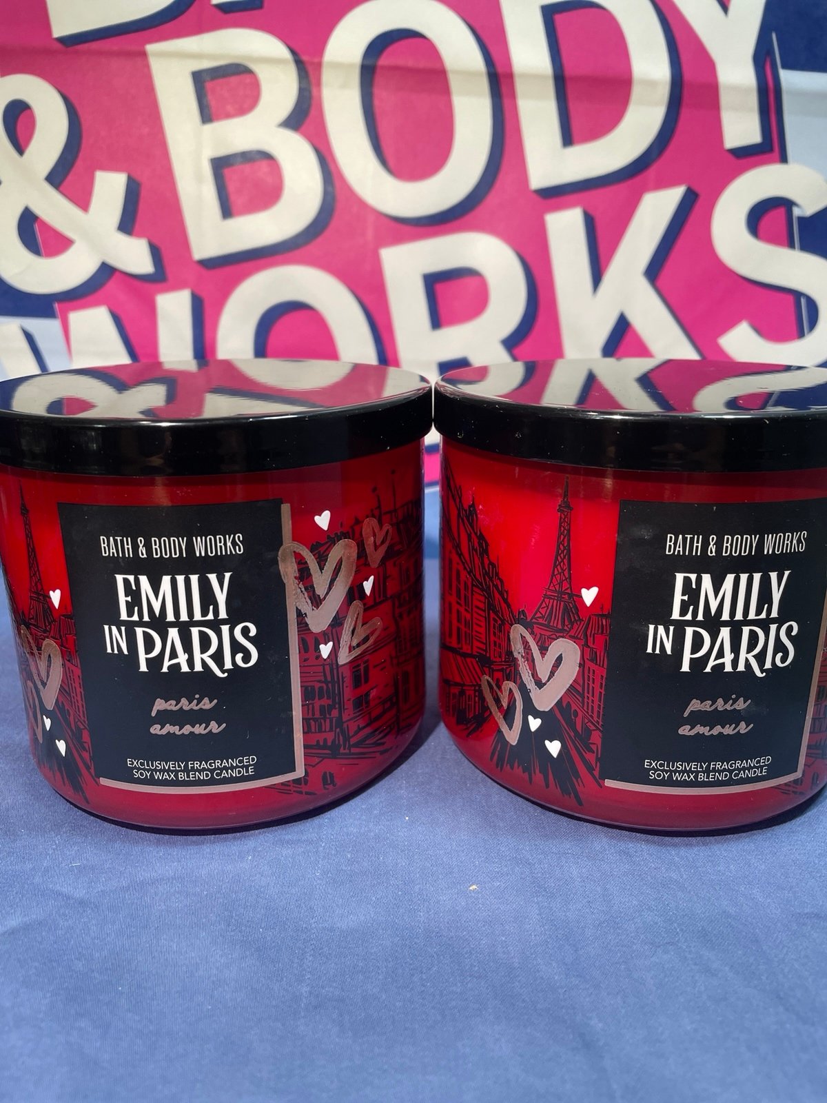 Bath & Body Works 3-wick Candles Paris Amour