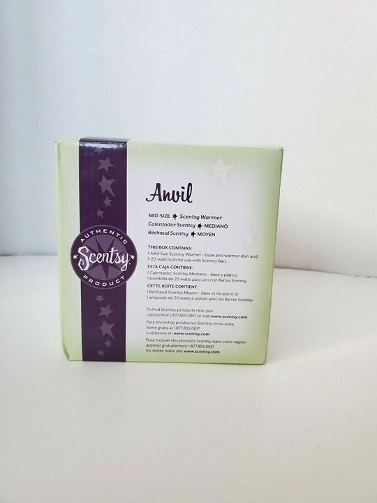 Scentsy Anvil Mid Size Warmer Fragrance Oil Scent Authentic Scentsy Product NEW