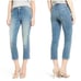 MOTHER High Waisted Rascal Crop Graffiti Girl Size 26 238