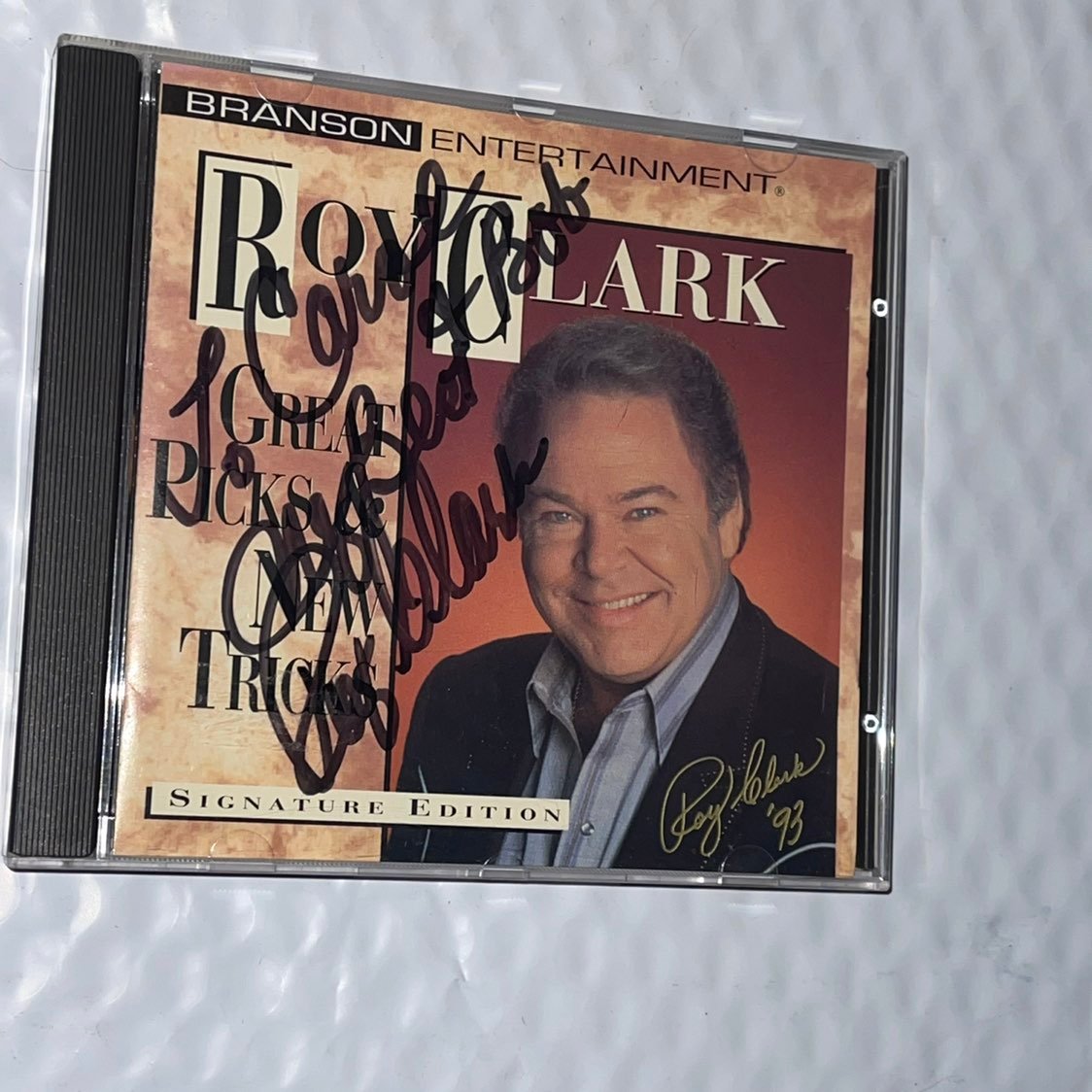 GREAT PICKS NEW TRICKS CD SIGNED ROY CLARK
