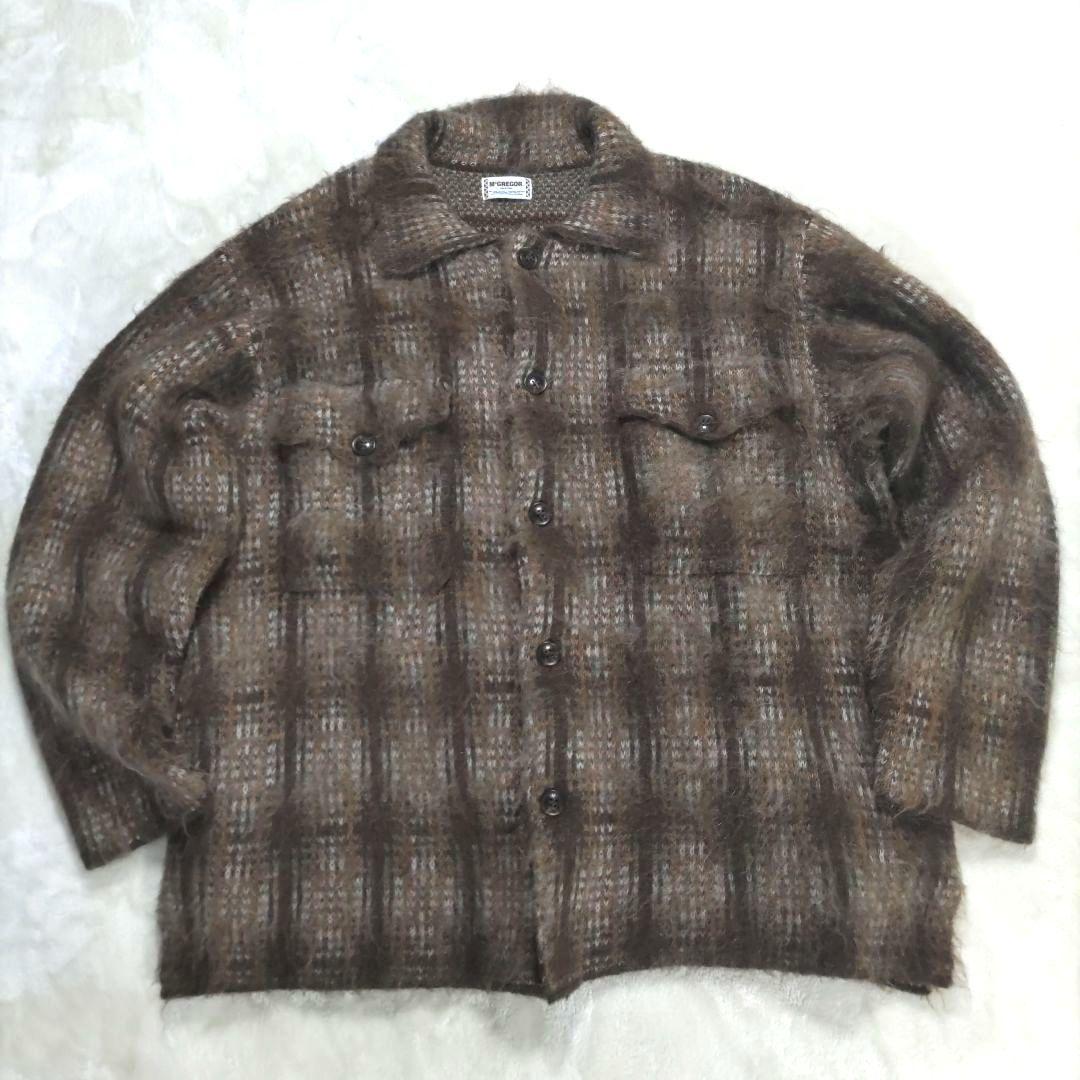 Mc GREGOR Mohair Cardigan L