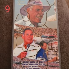 Nascar Pole Collectible Tickets