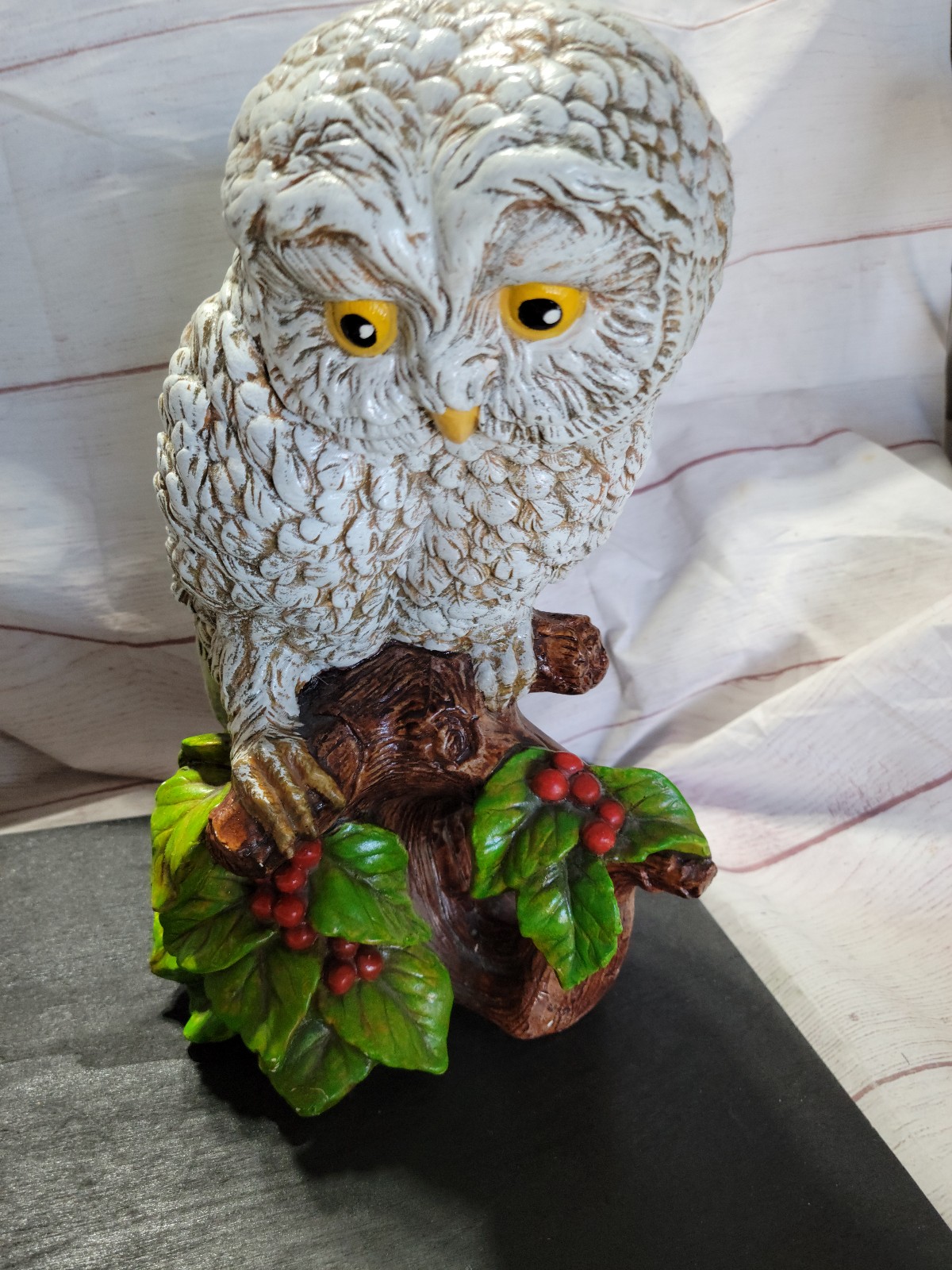 SNOW BARN SCREECH OWL