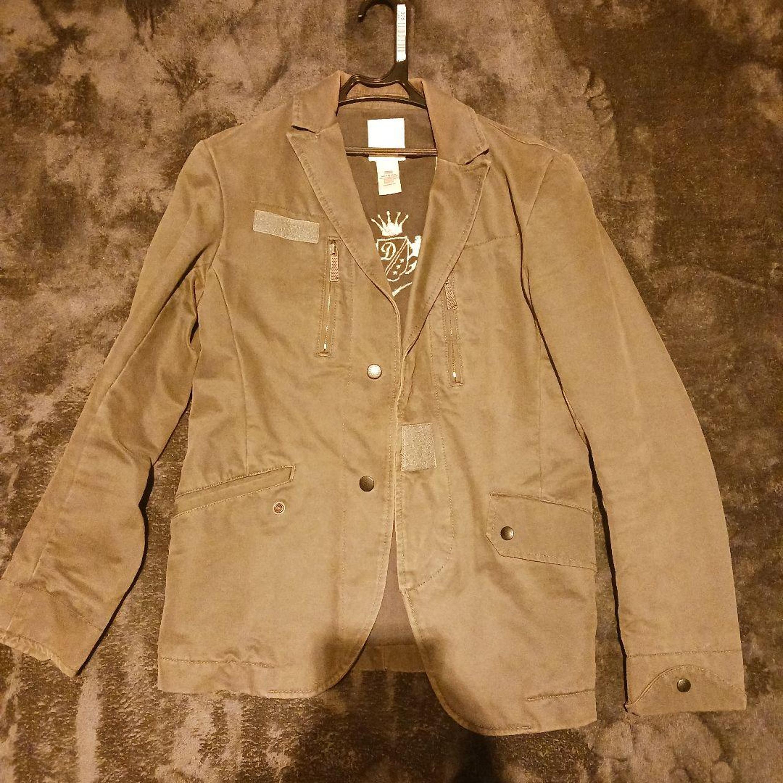 DIESEL Military Jacket, Size S, Khaki
