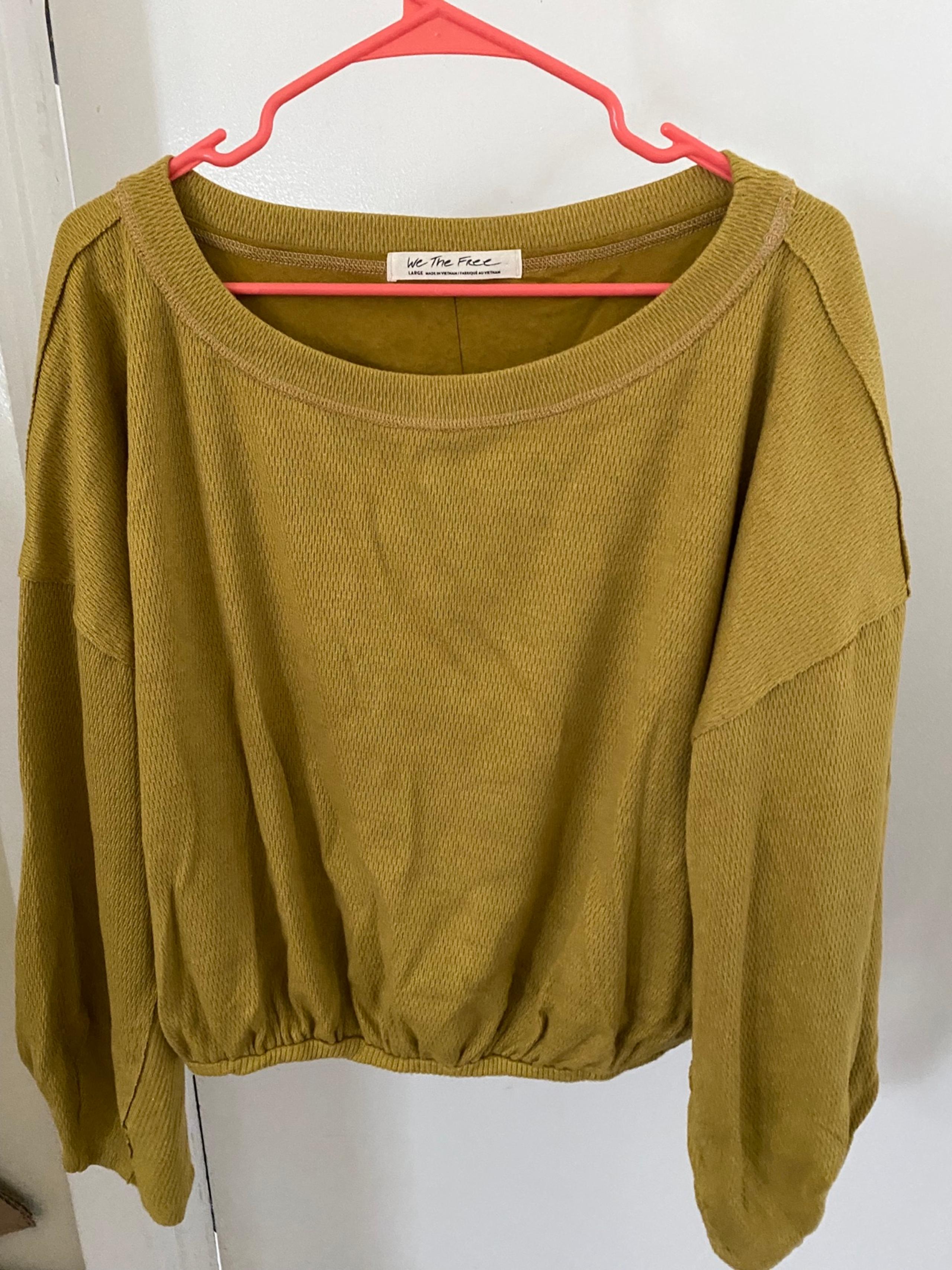 We The Free Tops We The Free Cuddle Bubble Cropped Pullover
