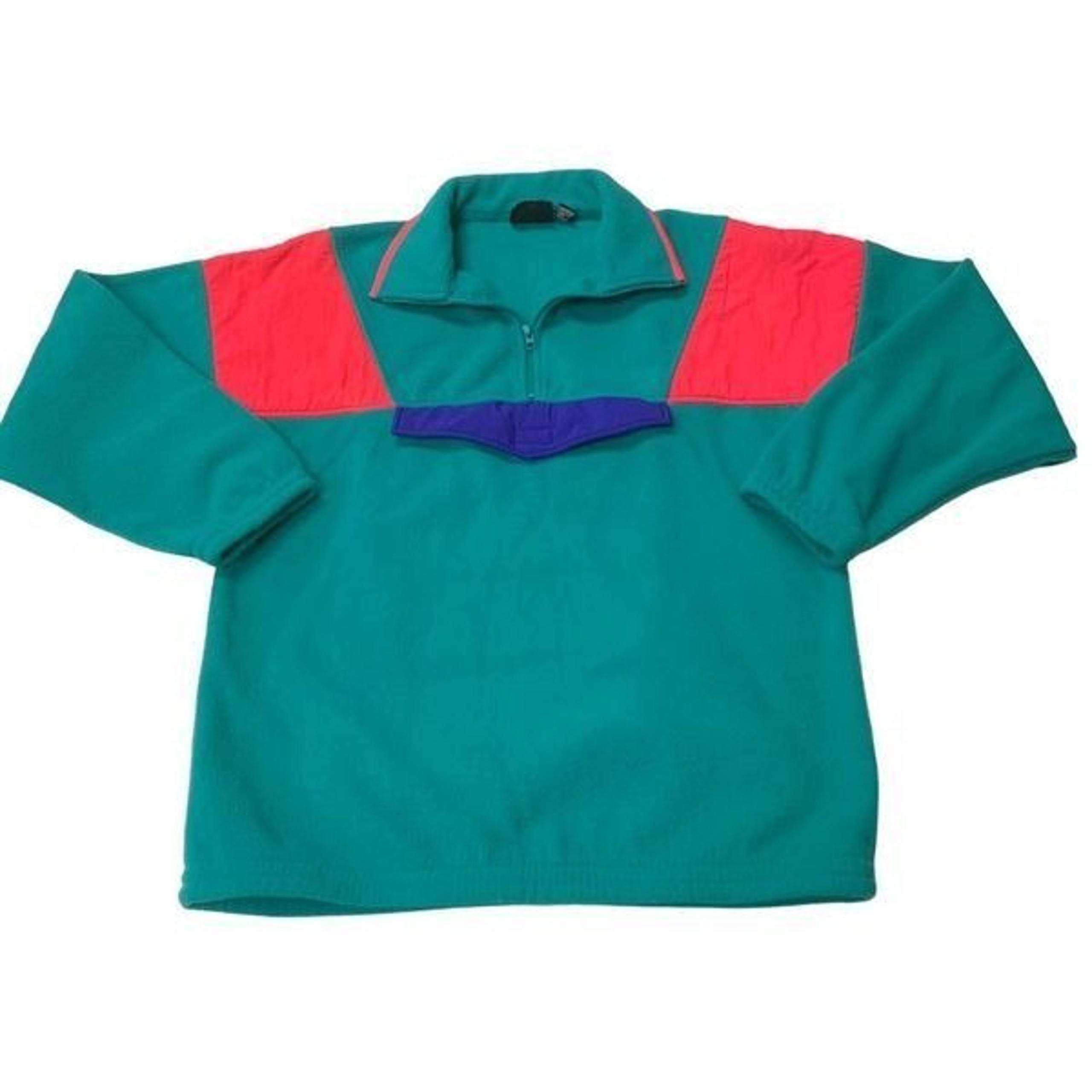 Vintage Fleece Pullover Jacket