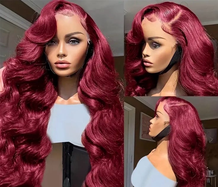 24 Inch human hair wig