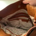Michael Kors leather purse dark tan