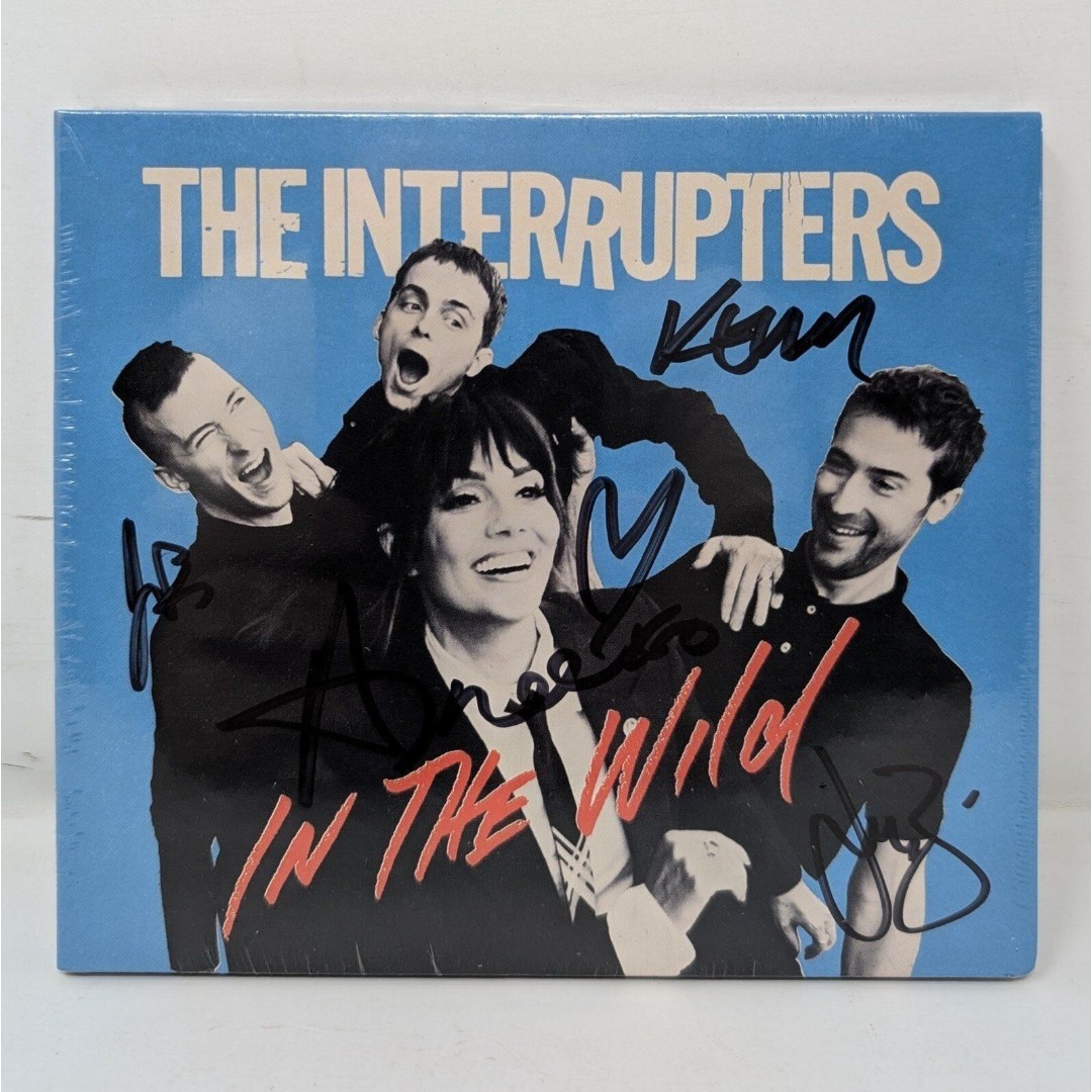 The Interrupters Signed In The Wild CD Ska Punk Band Autographed Sealed 2022