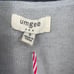 Umgee Vest Plush Fleece Fully Lined Ribbed Trim Gray Full Zip Women's Size S NEW