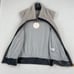 Umgee Vest Plush Fleece Fully Lined Ribbed Trim Gray Full Zip Women's Size S NEW