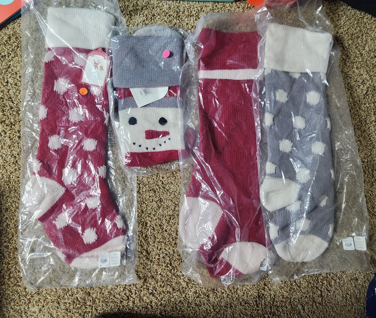 NEW Pottery Barn Kids Fair Isle Christmas Stockings (Set of 4)