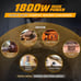 400 1800W 110V Induction Heater Bolt Removal Tool Handheld Flameless 8s Heat Co