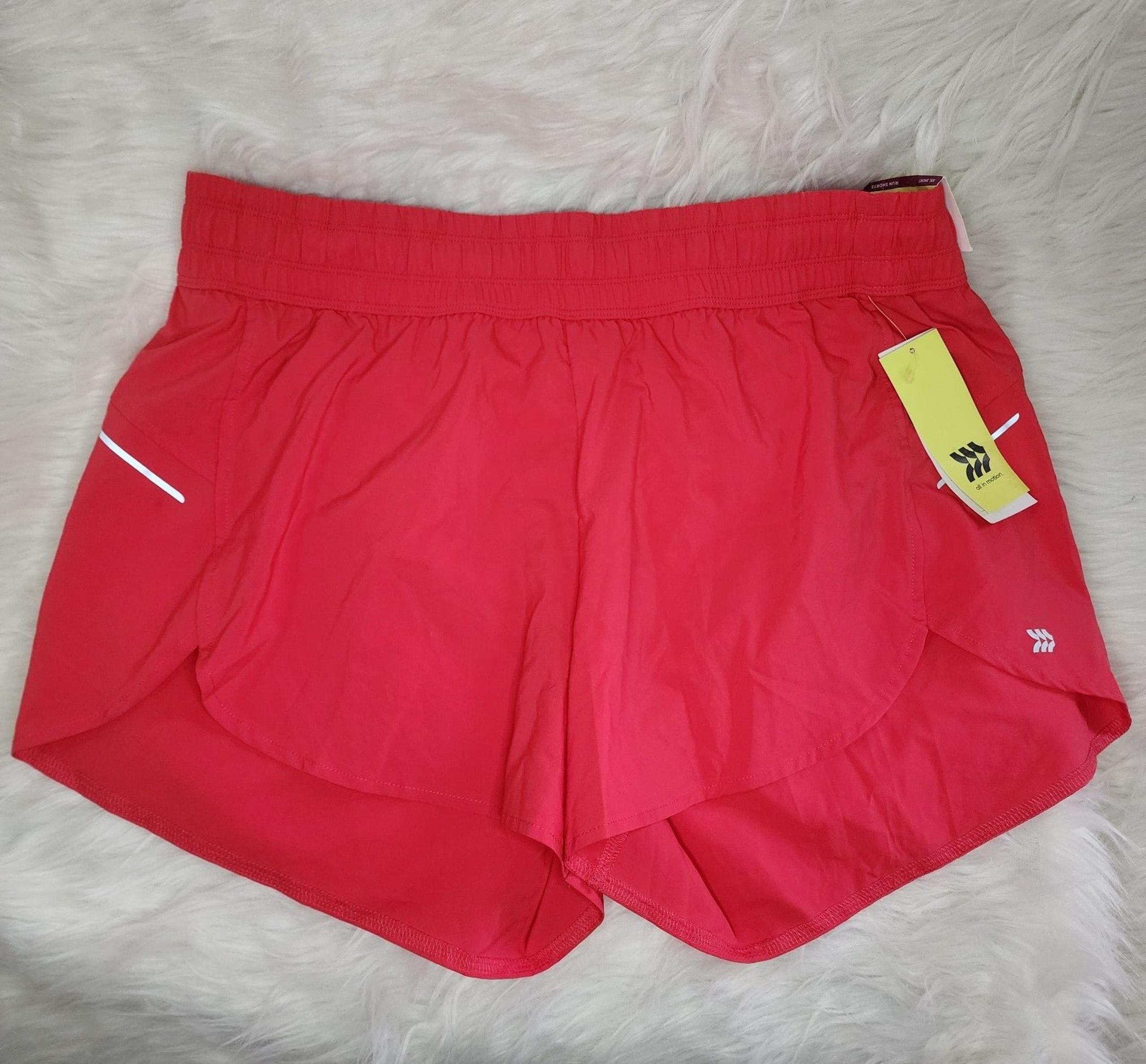 All in Motion Women's Mid-Rise Run Shorts 3" size- XXL